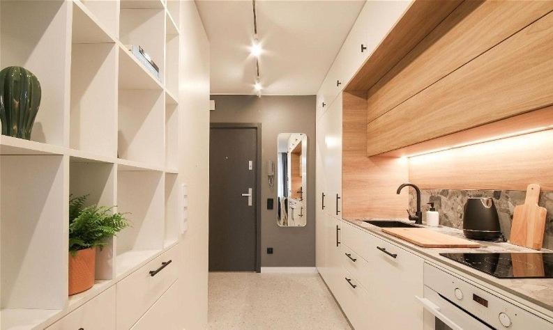 Designer Studio With Bedroom Near Old Town Dubois 华沙 外观 照片